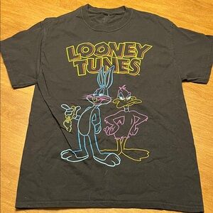 Looney Tunes Black Graphic T-Shirt